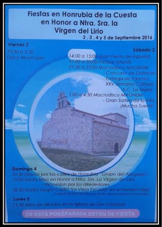 Fiestas en honor a Nuestra Señora del Lirio 2016 Honrubia de la Cuesta